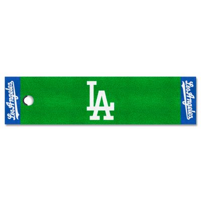 Fanmats Los Angeles Dodgers LA Logo Putting Green Nylon Mat
