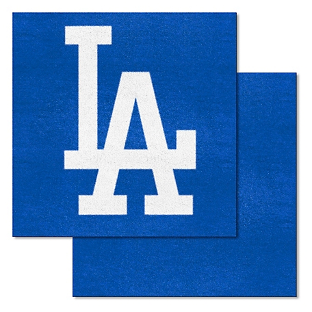 Fanmats Los Angeles Dodgers Team Carpet Tiles, 28672