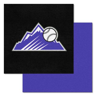 Fanmats Colorado Rockies Team Carpet Tiles, 29033