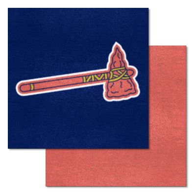 Fanmats Atlanta Braves Team Carpet Tiles, 29196