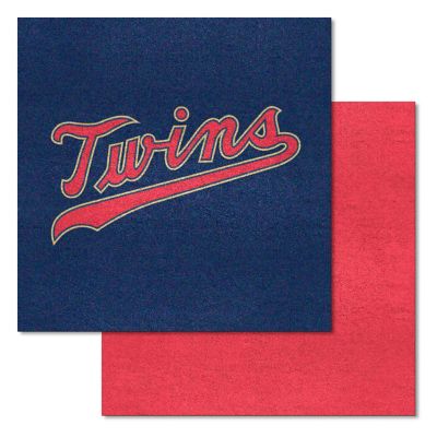 Fanmats Minnesota Twins Team Carpet Tiles, 31475