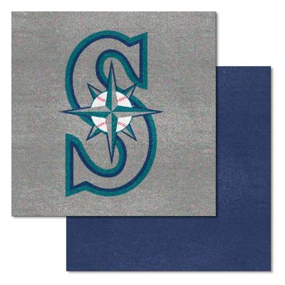 Fanmats Seattle Mariners Team Carpet Tiles, 32817