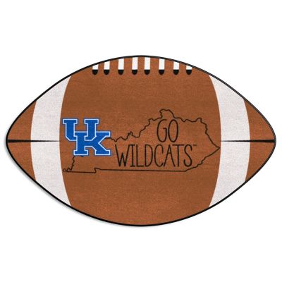 Fanmats Kentucky Wildcats Southern Style Football Shaped Mat