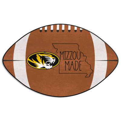 Fanmats Missouri Tigers Southern Style Football Shaped Mat