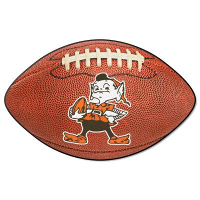 Fanmats Cleveland Browns Football Shaped Mat, 32578