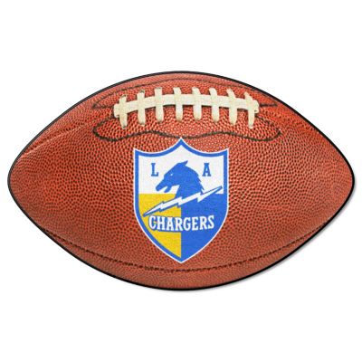 Fanmats Los Angeles Chargers Football Shaped Mat