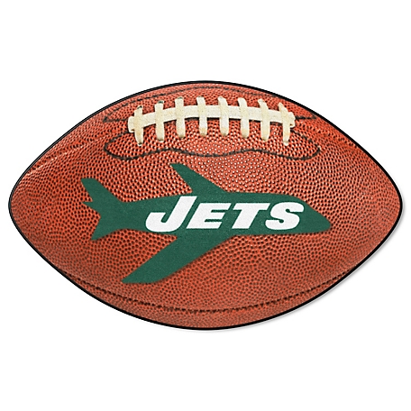 Fanmats New York Jets Football Shaped Mat, 32643