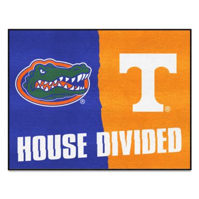 Fanmats Florida Gators/Tennessee Volunteers House Divided Mat