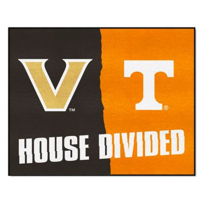 Fanmats Vanderbilt Commodores/Tennessee Volunteers House Divided Mat