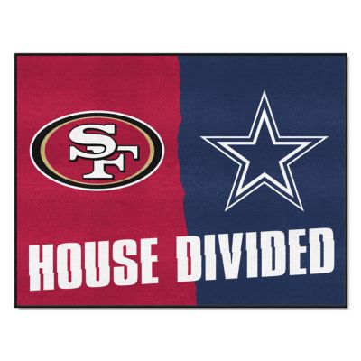 Fanmats San Francisco 49ers/Dallas Cowboys House Divided Mat