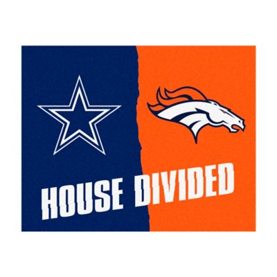 Fanmats Dallas Cowboys/Denver Broncos House Divided Mat