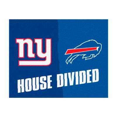 Fanmats New York Giants/Buffalo Bills House Divided Mat