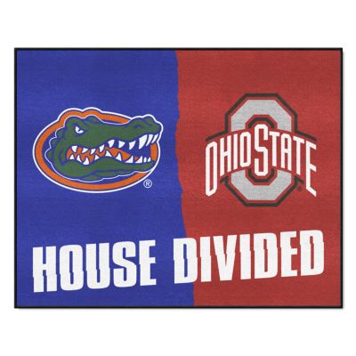 Fanmats Florida Gators/Ohio State Buckeyes House Divided Mat