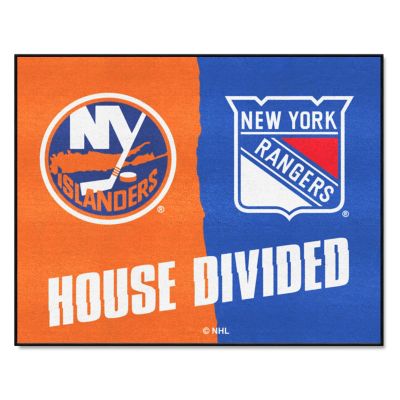 Fanmats New York Islanders/New York Rangers House Divided Mat
