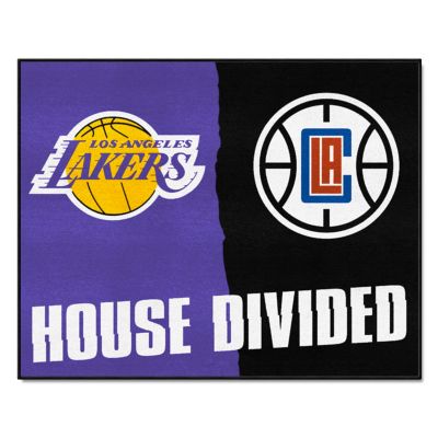 Fanmats Los Angeles Lakers/Los Angeles Clippers House Divided Mat