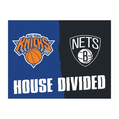 Fanmats New York Knicks/Brooklyn Nets House Divided Mat