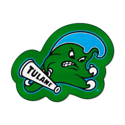 Fanmats Tulane Green Wave Mascot Mat