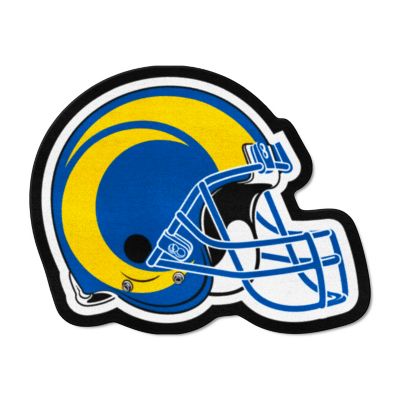 Fanmats Los Angeles Rams Mascot Helmet Mat