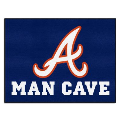 Fanmats Atlanta Braves Man Cave All-Star Mat, 22376