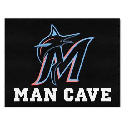 Fanmats Miami Marlins Man Cave All-Star Mat, 22428