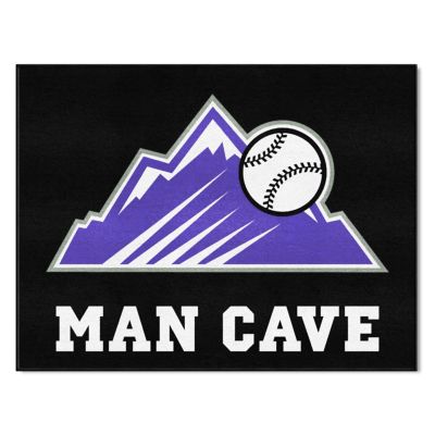 Fanmats Colorado Rockies Man Cave All-Star Mat, 29025