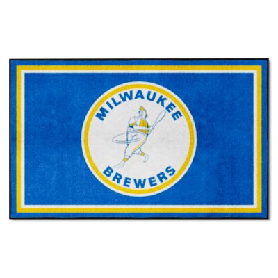 Fanmats Milwaukee Brewers Rug, 4 ft. x 6 ft., 2017
