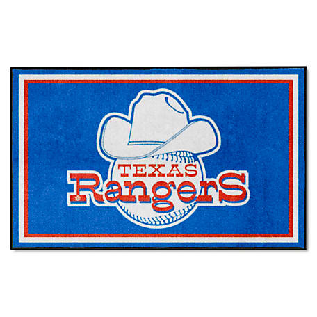 Fanmats Texas Rangers Rug, 4 ft. x 6 ft., 2025