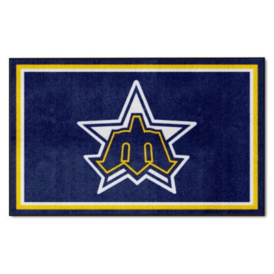 Fanmats Seattle Mariners Rug, 4 ft. x 6 ft., 2117