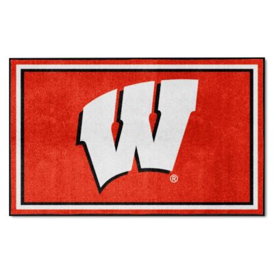 Fanmats Wisconsin Badgers Rug, 4 ft. x 6 ft.