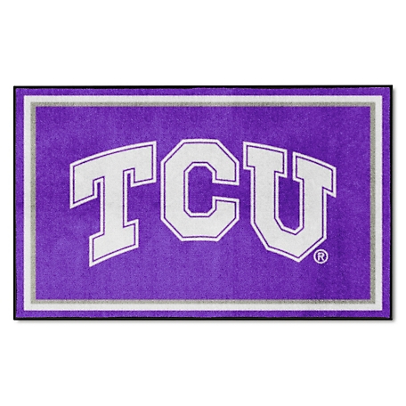 Fanmats TCU Horned Frogs Rug, 4 ft. x 6 ft.