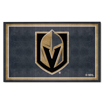 Fanmats Las Vegas Golden Knights Nylon Rug, 4 ft. x 6 ft.