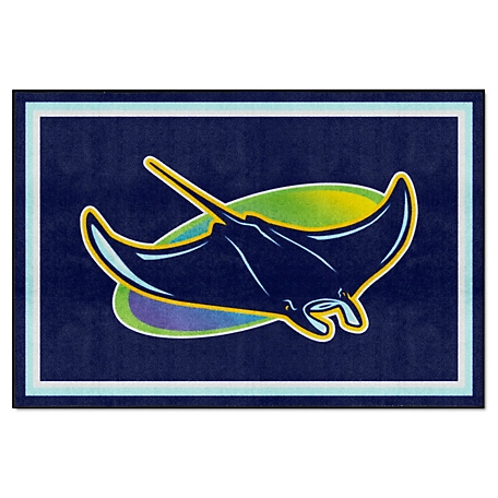 Fanmats Tampa Bay Rays Rug, 5 ft. x 8 ft., 28857