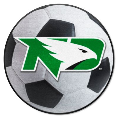 Fanmats North Dakota Fighting Hawks Soccer Ball Shaped Rug