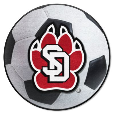 Fanmats South Dakota Coyotes Soccer Ball Shaped Rug