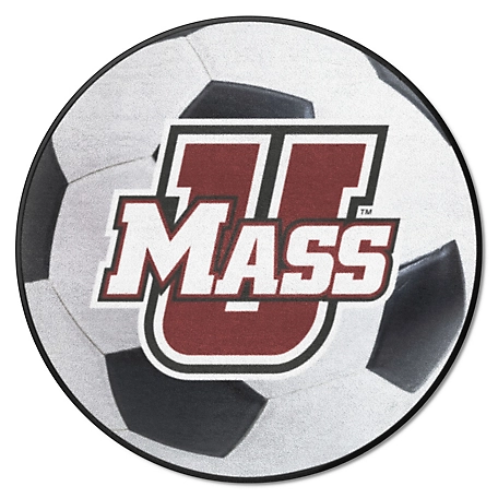Fanmats UMass Minutemen Soccer Ball Shaped Rug