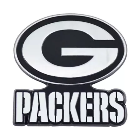 Fanmats Green Bay Packers Chrome Emblem Vehicle Emblems & Decals