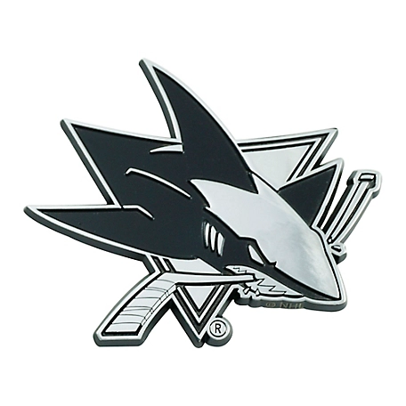 Fanmats San Jose Sharks Chrome Emblem