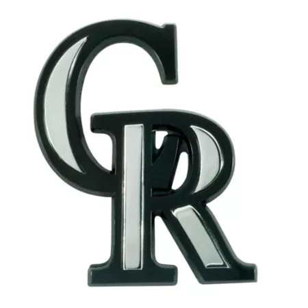 Fanmats Colorado Rockies Chrome Emblem Vehicle Emblems & Decals