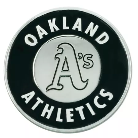 Fanmats Oakland Athletics Chrome Emblem Vehicle Emblems & Decals