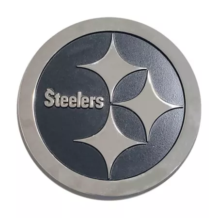 Fanmats Pittsburgh Steelers Chrome Emblem 28918 Vehicle Emblems & Decals