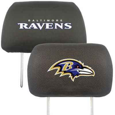 Fanmats Baltimore Ravens Embroidered Head Rest Covers, 2-Pack