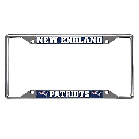 Fanmats New England Patriots License Plate Frame