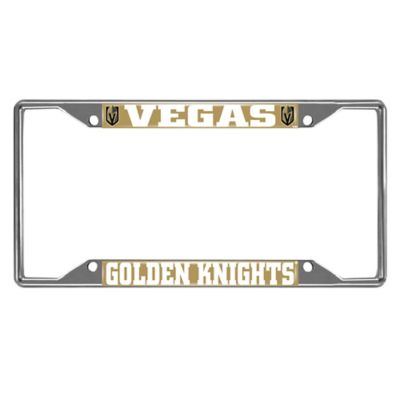 Fanmats Vegas Golden Knights License Plate Frame