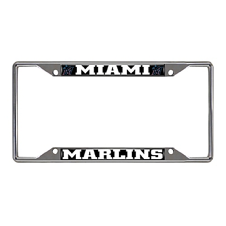 Fanmats Miami Marlins License Plate Frame
