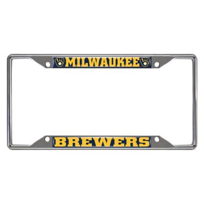 Fanmats Milwaukee Brewers License Plate Frame