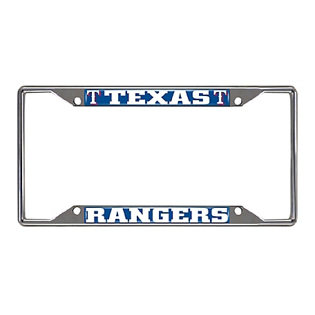 Fanmats Texas Rangers License Plate Frame