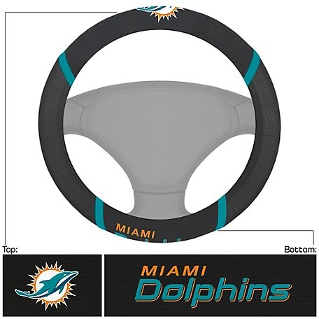 Fanmats Miami Dolphins Steering Wheel Cover