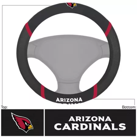 Fanmats Arizona Cardinals Steering Wheel Cover Steering Wheel Covers