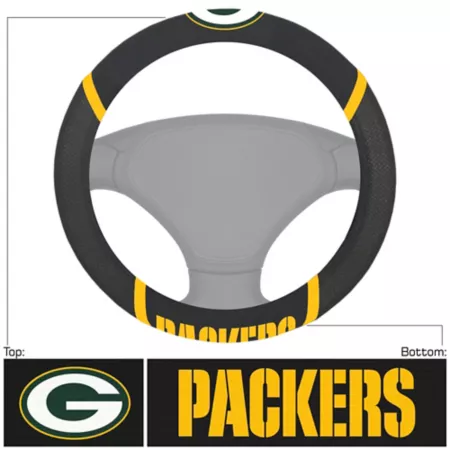 Fanmats Green Bay Packers Steering Wheel Cover Steering Wheel Covers