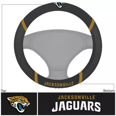 Fanmats Jacksonville Jaguars Steering Wheel Cover Steering Wheel Covers